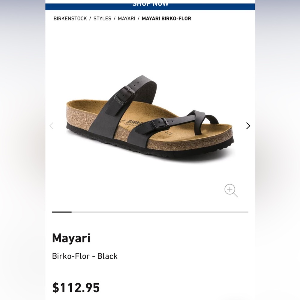 Birkenstock Mayari Black Sandals